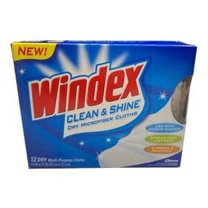 Windex Clean And Shine Microfiber Cloths 5 Cloths Discontinued